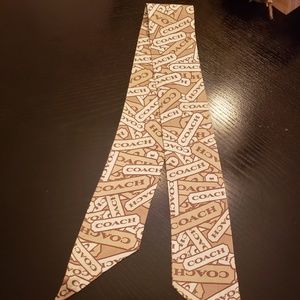 Coach silk scarf